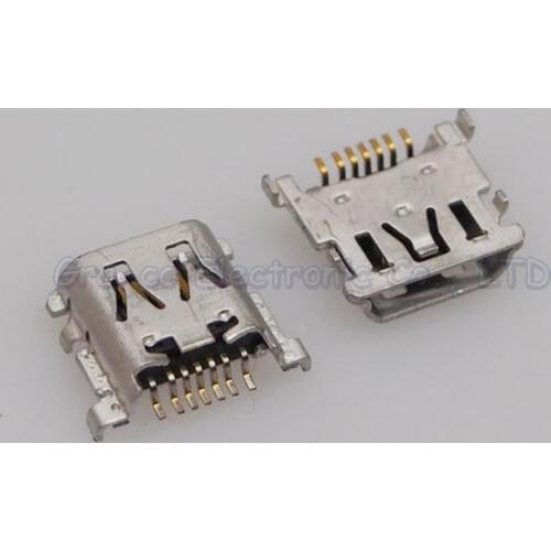 10pcs Micro USB Jack Connector Female socket For OPPO N3 N5207 N5209 Charging Tail Plug