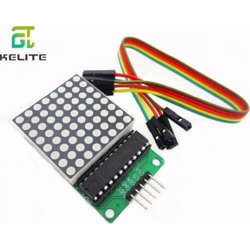 MAX7219 dot matrix module microcontroller module control module display module finished goods