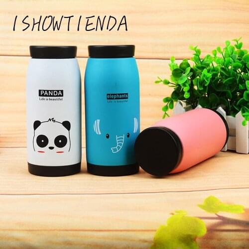 Mini Vacuum Mug Cute Animal Kid Thermos Stainless Steel Hot Water Bottle Travel Cup travel cup with straw