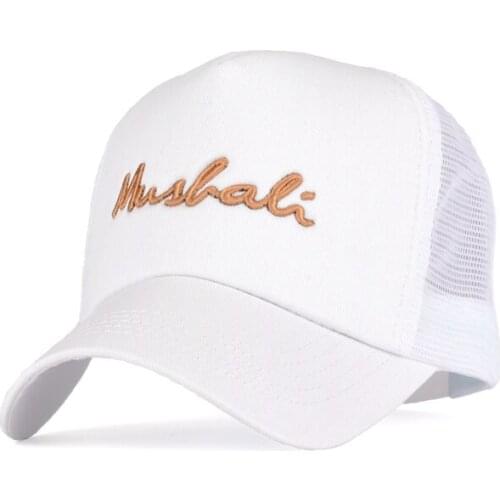 New Fashion Embroidery English alphabet Hat Men Women Baseball Caps Mesh Sun hats Mens Cotton Hip Hop Bone Trucker Gorra Cap