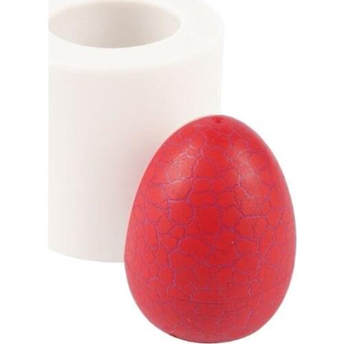 DIY Handmade Soap Aromatherapy Drip Oil Liquid Epoxy Molds Chocolate Cake Silicone Mold Dinosaur EggsShape Fondant Mould