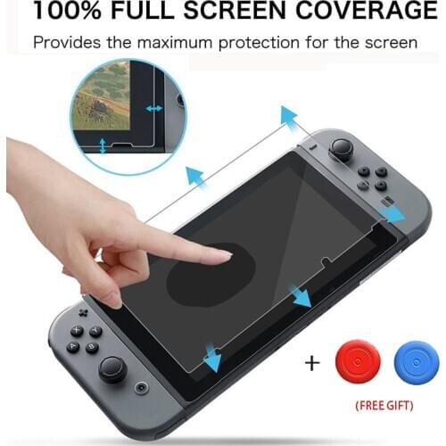 9H Premium Tempered Glass Screen Protector For Nintend Switch Screen Protector For Nintendo Switch NS Consola Accessories