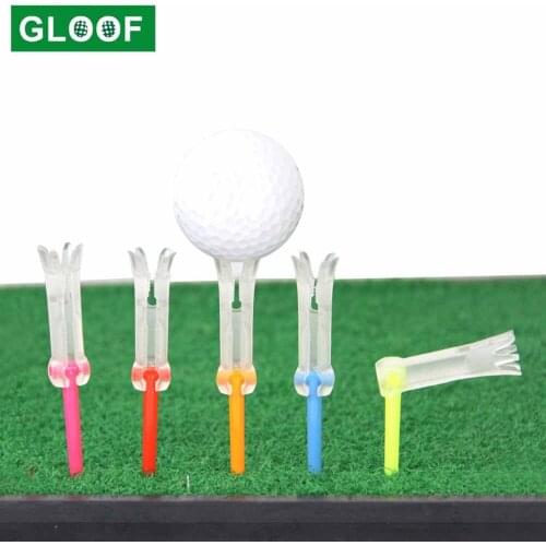 1Pcs 1.8-3.3inch Foldable Golf Tees Golf Step up Rubber Horn Outdoor Golf Sports Training Equipment Aid