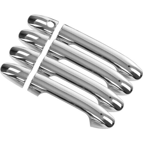 8 pcs ABS Silver Car Electroplate Exterior Door Handle Cover Trim for Mercedes Benz Vito W447 2014-2017 car-styling