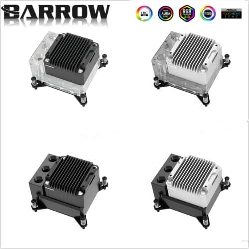 Barrow INTEL/AMD/X99/X299 Multi-platform CPU water block integrated pump and reservoir LTPRK-04 Free shipping