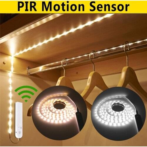 3M Wireless Motion Sensor Lamp LED Strip for Under Bed Closet Under Bed Under Cabinet Night Light Wardrobe Stairs TV Back Lamp