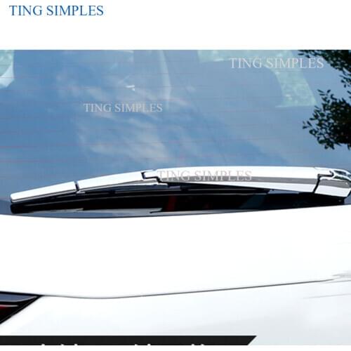 For Mazda CX-30 CX30 2019 2020 2021 Rear wiper sequins rear wiper decorative patch modification abs chrome Styling Accessories