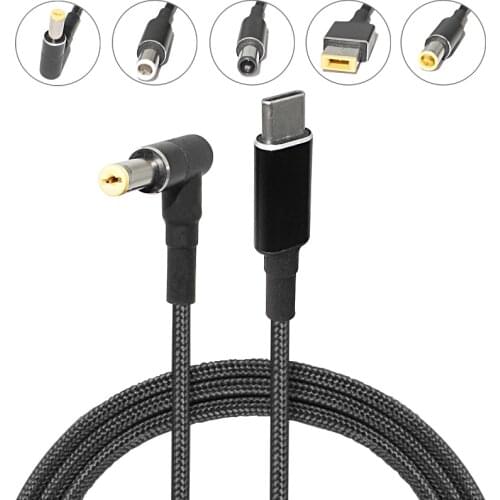100W PD Usb C Cable Cord Male Type C to Fast Charging Adapter Converter Connector for Universal Notebook Laptops