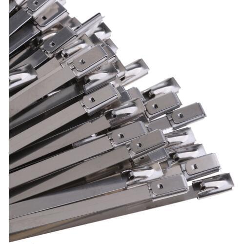Stainless Steel Cable Zip Ties For Motorcycle Exhaust Self Locking