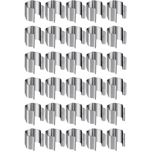 Screen Installer Clips Window Screen Retainer Clips Metal Screen Retainer Rolling Tool for Installing Rescreening (30)