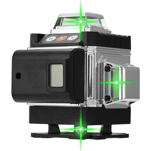 360 Laser Level 16 Lines Self-leveling 4D Laser Levels Instrument Construction Tools Vertical & Horizontal Cross Green Lasers