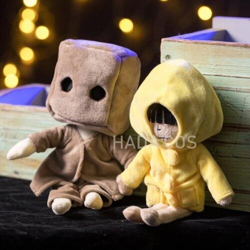 Little Nightmares Plush Toy Adventure Game Cartoon Cute Stuffed Dolls Kawaii Gift Toys Girls Kids Fans Collection 30cm Halloween