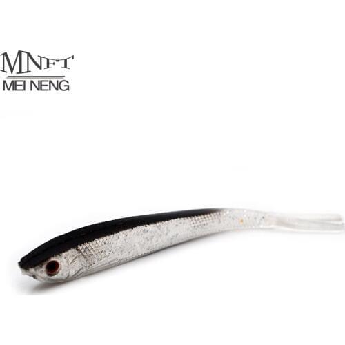 MNFT 120Pcs/Lot Soft Fish Fake Lure Baits 1.8g/7.5cm Simulation Fishing Saltwater Minnow Swimbaits 3D Eye Plastic Lure Pesca