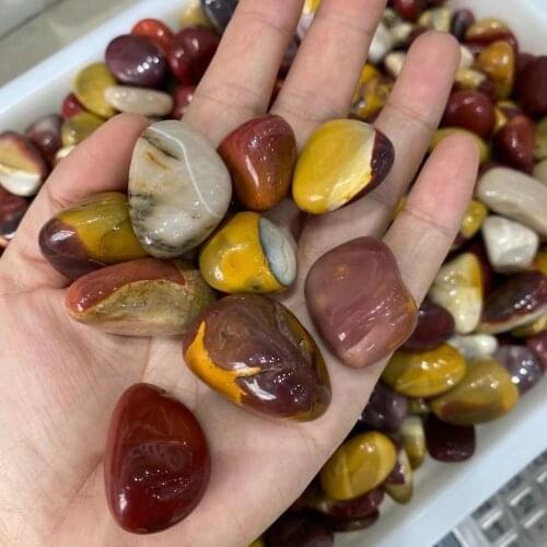 500g Natural Egg Yellowstone gravel Crystal Rock stones Quartz Mineral healing Specimen Fish Tank flowerpot Decoration 20-30mmmm
