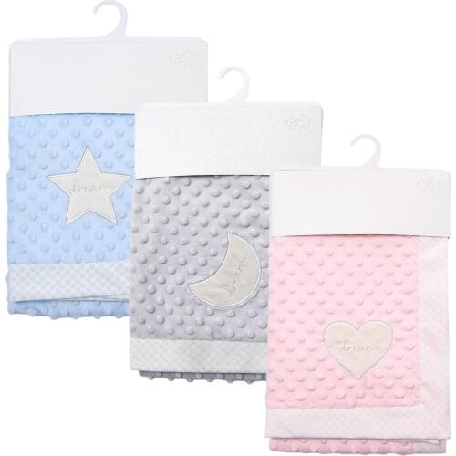 ZWY1343 Baby Blankets For Boy Girl Cute Toddler Infant Bedding Warm Knit Quilt Pom Pom Newborn Stroller Wrap Swaddle Super Soft