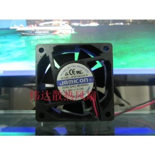 Original 6025 jf0625b2sr-r DC24V 0.14a cooling fan