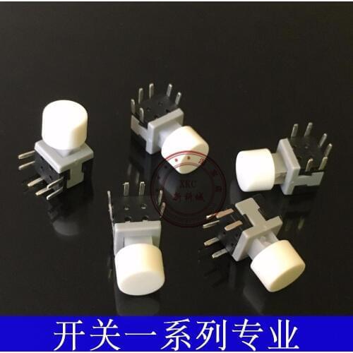 Original new 100% reset switch side according to horizontal length width 5.8MM total height 10MM DIP 6pin with cap 11MM