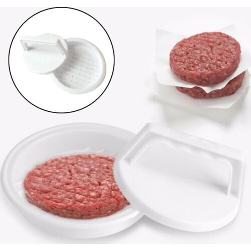 Plastic Burger Press - Non-Stick Hamburger Patty Maker Mold - Meat Beef Pork Lamb Cheese Burger Maker for BBQ Barbecue Grill
