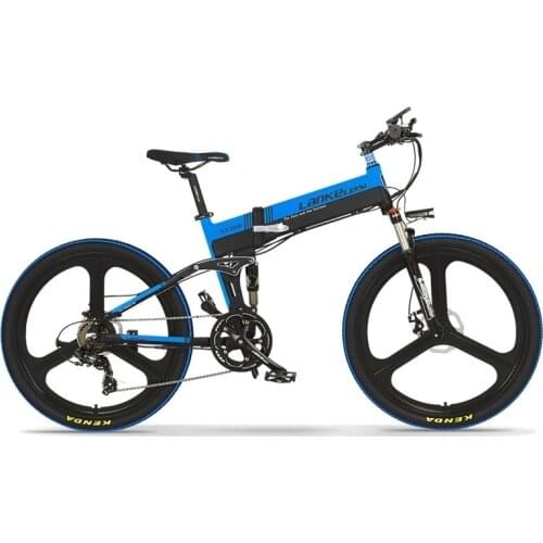 1000W 48V Snow Mountain Beach E-Bike 26" Fat Tire Folding Electric Bicycle Mtb eBike Powerful Motor 5 Level Pedal Assist Sensor