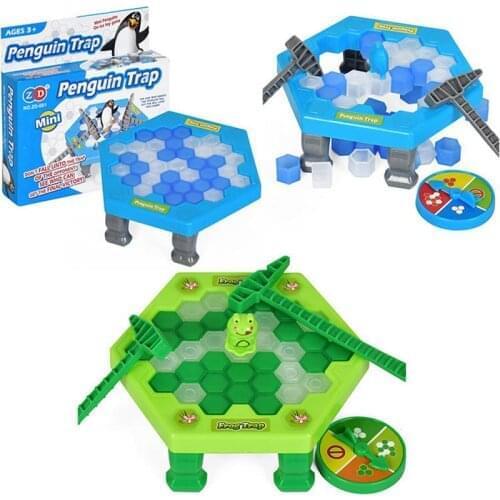 Save The Penguin Interactive Game Break Ice Block Hammer Penguin Trap Game Toy Hammer Trap Classic Party Game And Puzzles Toys
