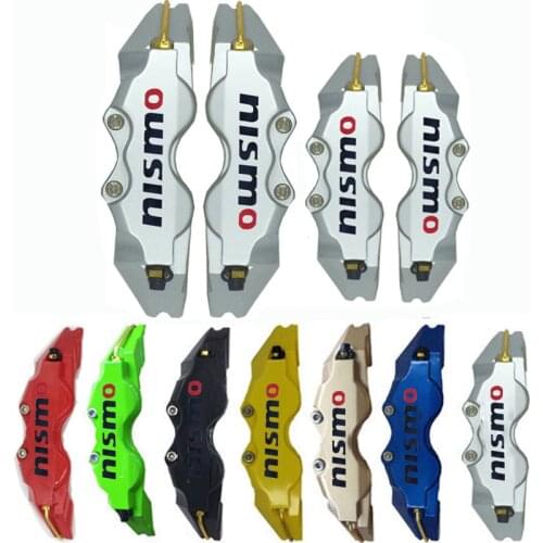 Universal Disc Brake Caliper Cover Nismo Emblem Sticker Front Rear for N issan PATROL GT-R 370Z Note JUKE QASHQAI Car Styling