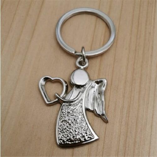 High quality angel keychain key ring cute key chain for women key holder creative portachiavi chaveiro llaveros bag charm