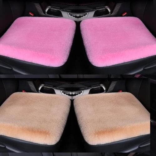 Winter Universal Warm Plush Soft Car Seat Cushion Non-slip Pad Cover Protector