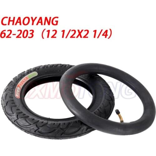 12 1/2 X 2 1/4 ( 62-203 )Tire fits Many Gas Electric Scooters 12 Inch tube Tire For ST1201 ST1202 e-Bike 12 1/2X2 1/4