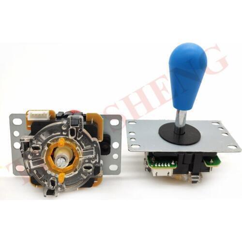 2PCS/Lot 5Pin Arcade Joystick Square/Octagonal restrictor 4 /8 Way Sanwa Joystick with bat top For Arcade game Mame controller