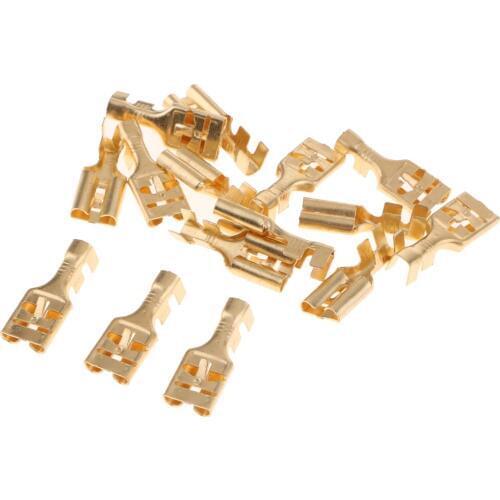 5 Pieces Relay Connector 4 Pin Relays 6.3/9.5mm Flat Pin Connectors