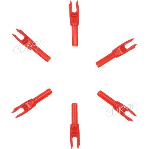 50 Pcs 5Color Arrow Nock For Shaft OD 4.2mm carbon Arrow Fiberglass Arrow Shaft Archery Shooting