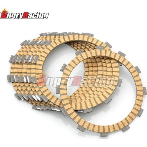 9PCS Motorcycle Paper base Clutch Friction Discs Plates For Yamaha YZ426F YZ 426 F 2000 WR450F WR 450 F 2004 YZ450F 2003-2006