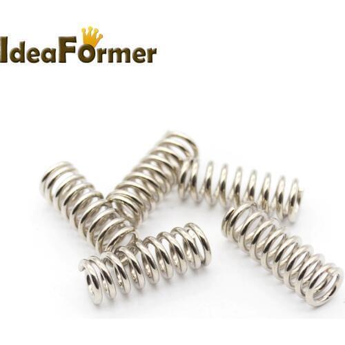 10pcs/lot 3D printer Accessories feeder spring for Ultimaker Makerbot Wade extruder nickel plating 1.2mm 20mm