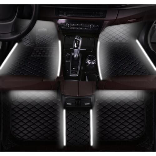 For Audi TT 4 seat 2015 2016 2017 Car Floor Mats Carpet Lights Led Decorative Interior Lights Kit Car Accessories