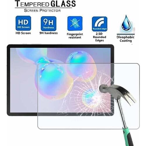For Samsung Galaxy Tab S6 T865-9H Premium Tablet Tempered Glass Screen Protector Film Protector Guard Cover