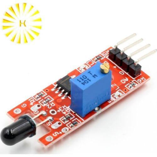 KY-026 Flame Sensor Module IR Sensor Detector For Temperature Detecting Suitable Connector