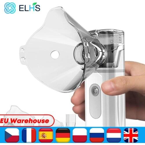 Inhaler Nebuliser For Inhalation Handheld Respirator Atomizer Sprayer Nebulizador Asthma Equipment USB Charge Portable Nebulizer