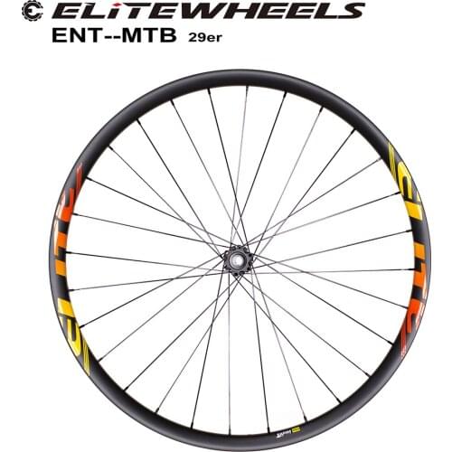 ELITEWHEELS 29er MTB Carbon Wheels Ultralight 28mm Width 24 Depth Mountain Bicycle Rims M11 Straight Pull Hub Carbon Wheelset
