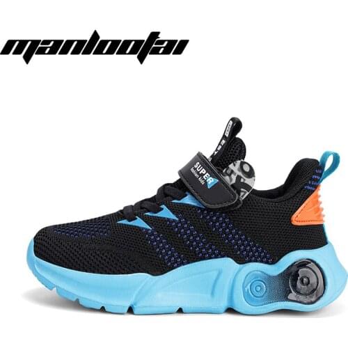 2021 New Sport Kids Sneakers Boys Mesh Casual Shoes For Children Girls Shoes Leather Anti-slippery Fashion tenis infantil menino