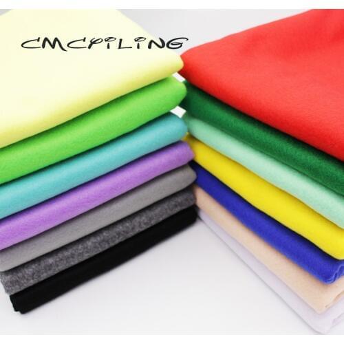 CMCYILING Soft Felt Farbric For Needlework Sewing Felts Crafts Dolls Polyester Nonwoven 45CM*110CM