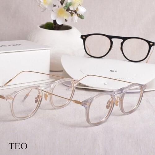 2021 New Fashion V brand titanium optical glasses GENTLE TEO Women Men Eyeglasses Frames For Myopia Prescription lens