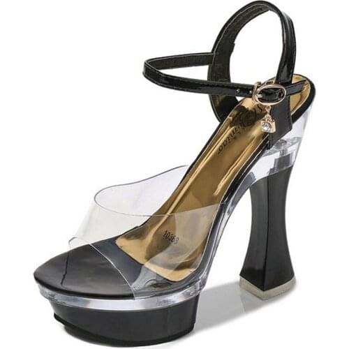 New Arrival Womens Sandals Heeled Shoes High Heels Summer Shoes Pumps Big Size qq005