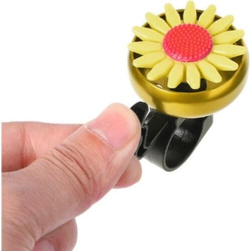 Hot Sale Multi-color Kids Funny Bicycle Bell Horns Bike Children Girls Cycling Ring Daisy Flower Alarm for Handlebars