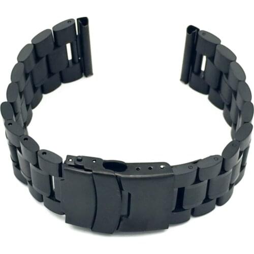 18 20 22 24mm Stainless Steel Solid WatchBand Watch Band Strap Link Bracelet Accessories Folding Clasp For PAM
