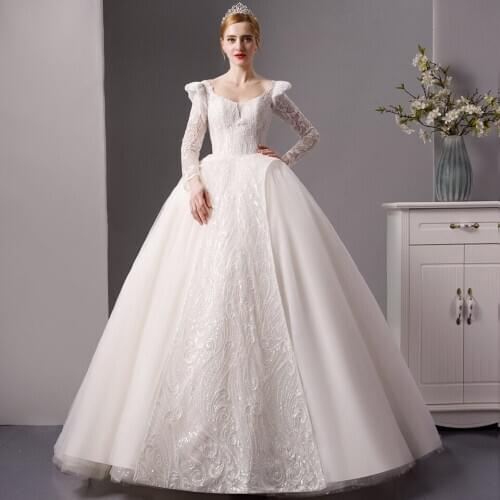 1820 wedding dress 2020 vestido de festa de casamento ali china wedding gowns long sleeve sukienki wizytowe vestidos largos