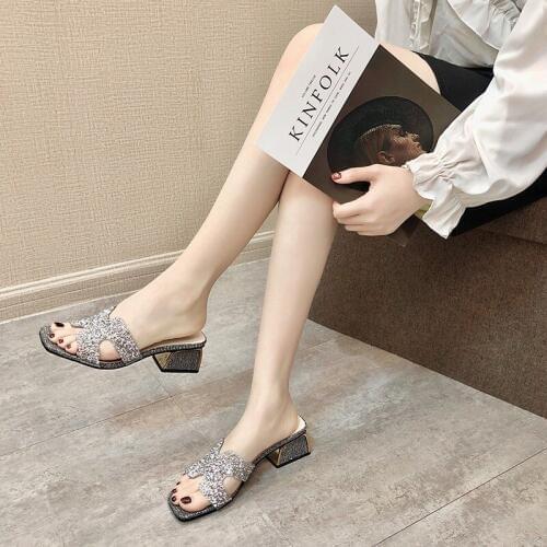 Women Summer Flat Bling Slippers Soft Shoes Female Flip Flops Sandals Outdoor Beach Ladies Slides Drop Ship