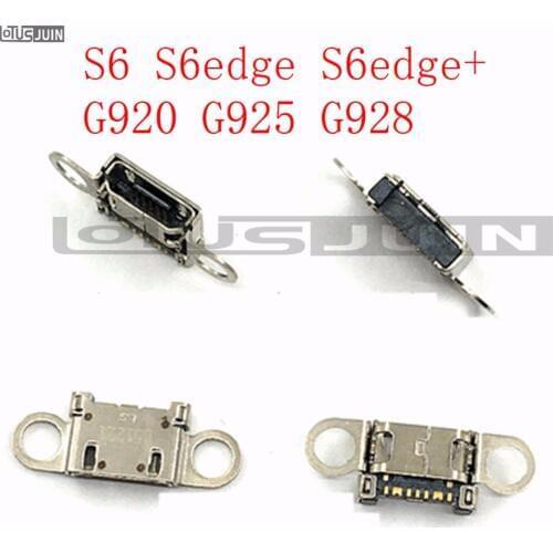 100PCS Charger Micro USB Charging Port Dock Connector Socket For Samsung Galaxy S6 G920 S6 edge G925 S6 edge+ G928