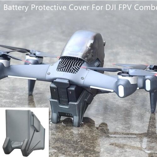 2 In 1 Battery Protective Cover Landing Gear For DJI FPV Combo Battery Heightening Pad Landing Protective Accessories