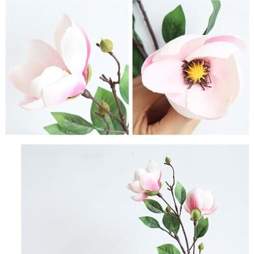 6.5~8CM Silk Artificial Flowers Fake Flower for wedding decorate home decoration Party accessory Bush decorative fake flowers