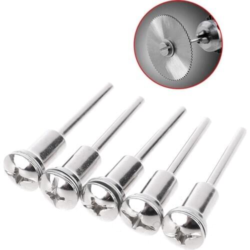 5pcs/lot 1/8 Inch High Speed Steel Shank 5.8mm Screw Mandrels For Dremel For Sandpaper Polishing Papers Sanding
